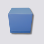 Pufa piankowa kwadrat 40x40x40 Błękitna