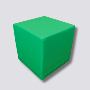 Pufa piankowa kwadrat 40x40x40 Zielona