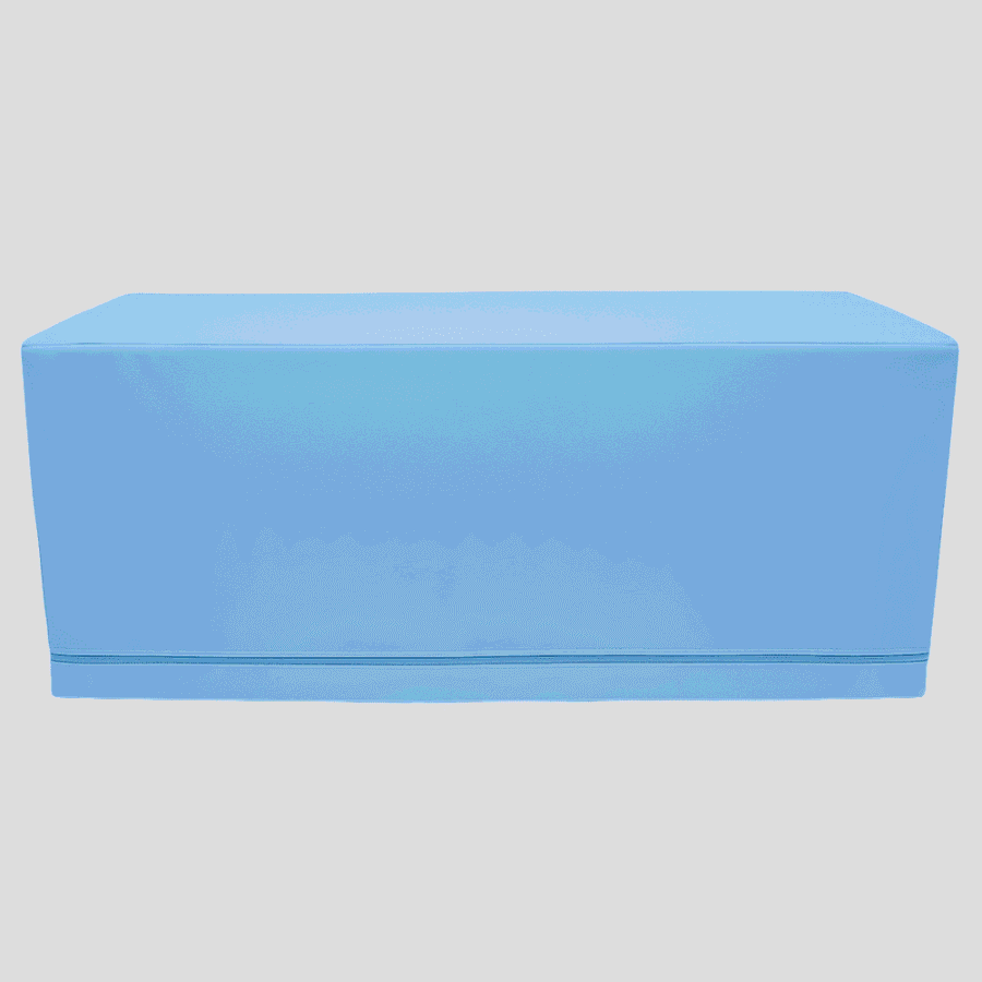 Siedzisko piankowe 120 - błękitne (2)